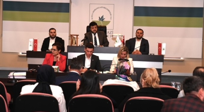 Osmangazi Belediyesi yılın son meclis toplantısını gerçekleştirdi