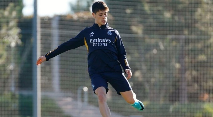 Real Madrid'de Arda Güler bireysel çalıştı