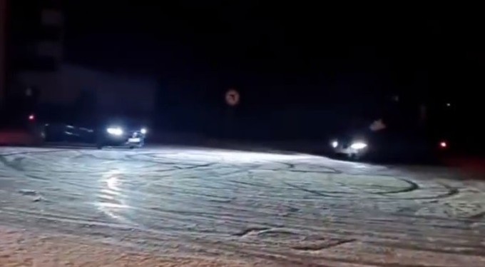 Kayak merkezi Uludağ drift merkezi oldu