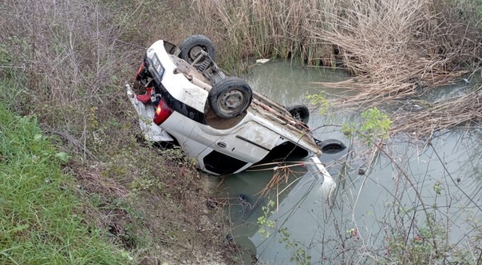 Bursa'da sulama kanalında can pazarı...Böyle kurtardılar