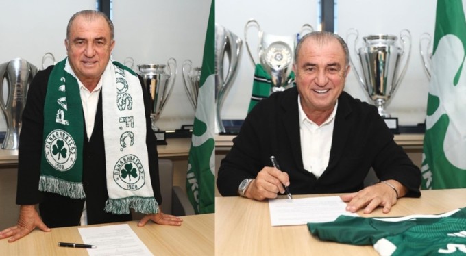 Fatih Terim, Panathinaikos'a resmi imzayı attı