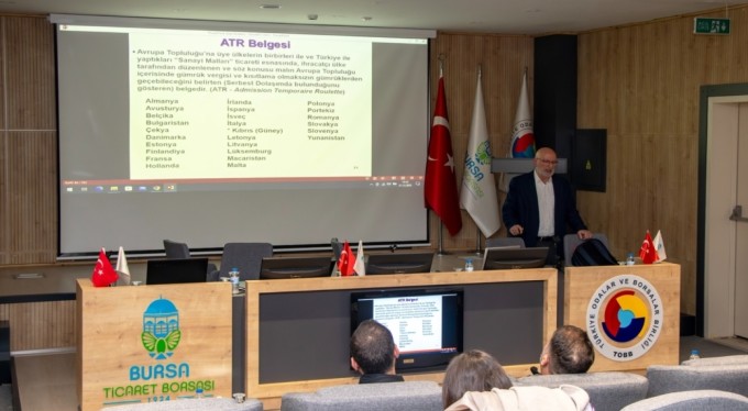 Bursa TB'den, gıda UR-GE firmalarına temel dış ticaret eğitimi