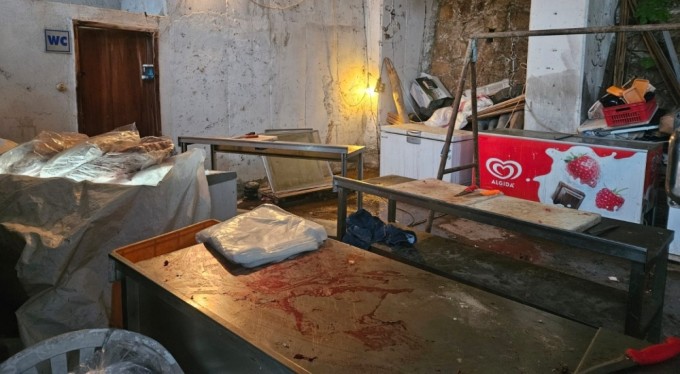 Bursa'da kaçak kesimhaneye şok baskın!