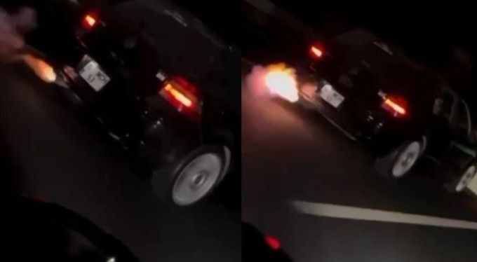 Bursa'da abartı egzoz ile gezen şahıs, polisten kaçamadı!