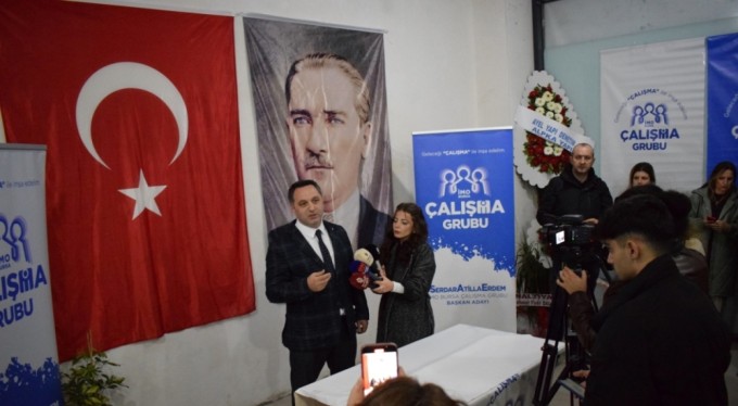 İMO Bursa Çalışma Grubu'nun seçim ofisi açıldı