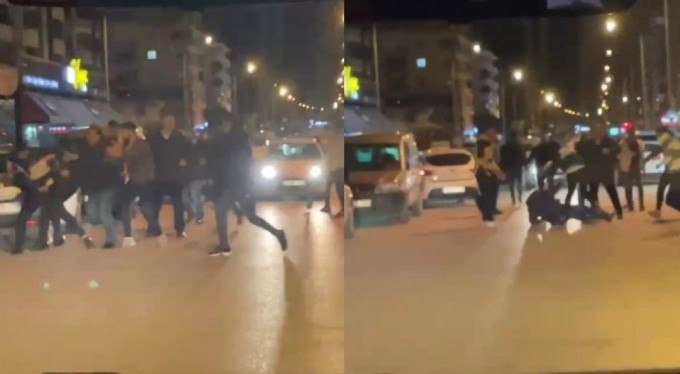 Bursa'da yol verme kavgası sokağı ringe çevirdi!