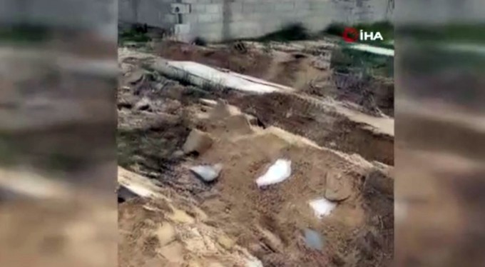 İsrail, Gazze'de esirleri bulmak için mezarlığı tahrip ettiğini itiraf etti