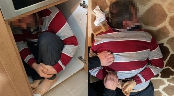 Bursa'da saklanan FETÖ üyesi mutfak dolabından çıktı!