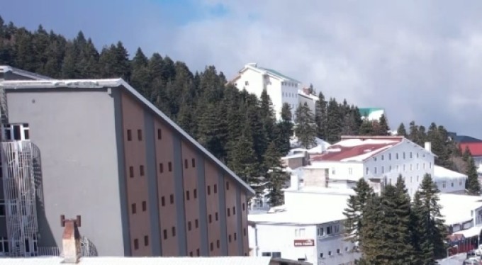 Uludağ'da sömestr sonu izdihamı