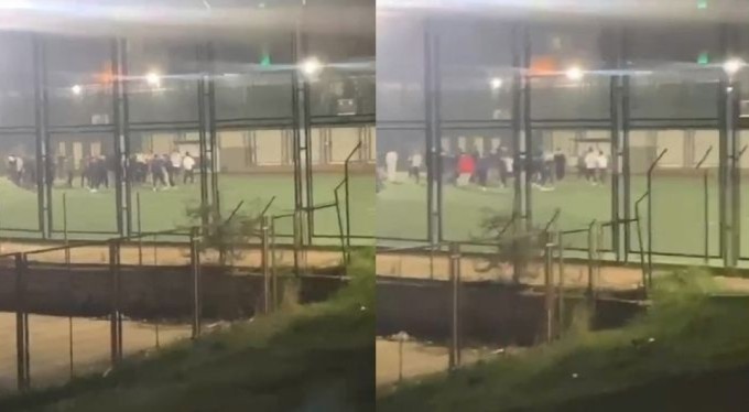 Bursa'da yeşil saha yine karıştı, iki takım birbirine girdi!