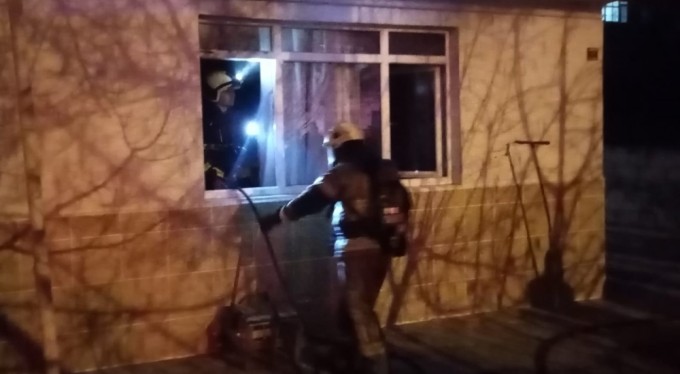 Bursa'da ocakta unutulan yemek yangına neden oldu!