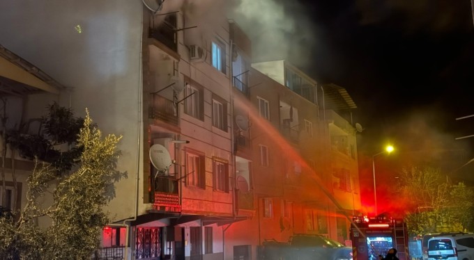 Bursa'da korkutan yangın