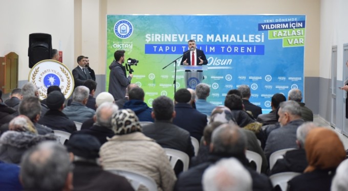 Yıldırım'da 'imar' tasarrufu