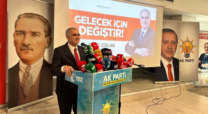 AK Parti Nilüfer Belediye Başkan adayı Celil Çolak: "Yüzde 62 ile kazanacağız"