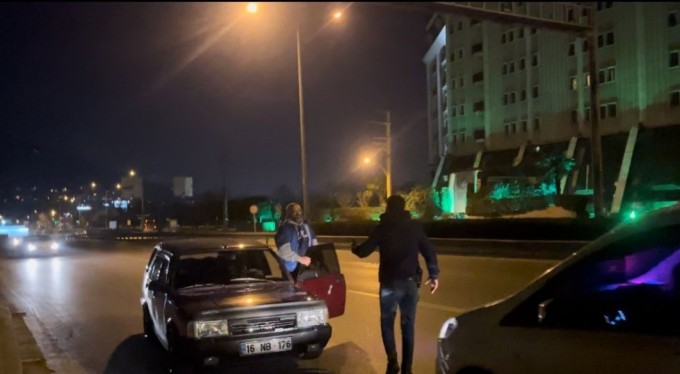 Bursa'da polisi görünce kaçmaya çalıştı! 117 promil alkollü çıktı
