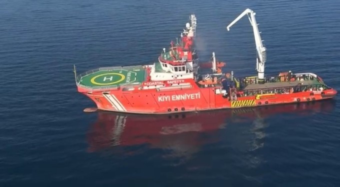 Nene Hatun gemisi kayıp mürettebatı arama çalışmalarına başladı