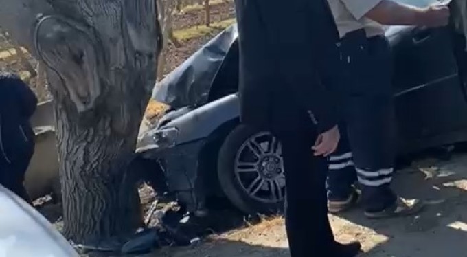 Otomobil sulama kanalına düştü: 2 yaralı