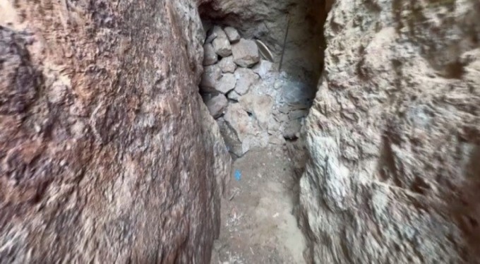 Bursa'da 3 defineciye mezar olan mağara ve tünelleri ilk kez görüntülendi