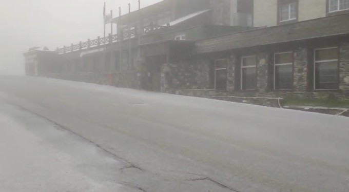 Uludağ'da Nisan ayında kar sürprizi