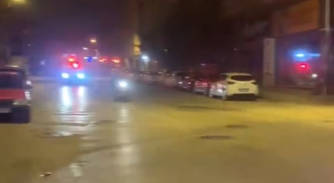 Bursa'da polis ile motosiklet kovalamacası kamerada