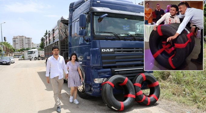 Görenler şaşırdı! Damada böyle hediye görülmedi