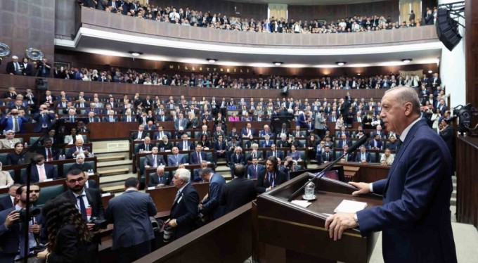 Cumhurbaşkanı Erdoğan: "Dünya bir hastanın, manyağın, Netanyahu'nun kanla beslenen vampirliğini izliyor"