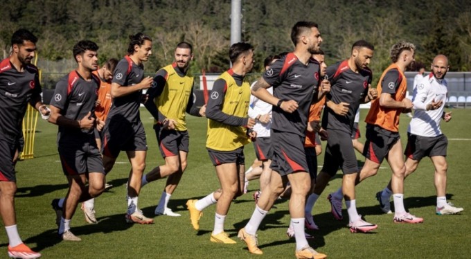 A Milli Takım, İtalya maçı hazırlıklarını sürdürdü
