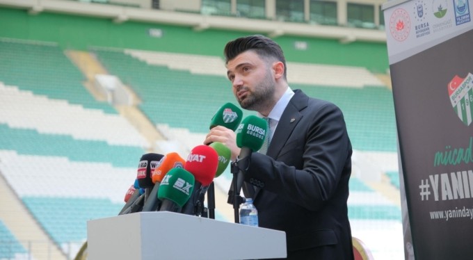 Bursaspor Başkanı Enes Çelik: "Bursaspor büyüklüğünü hiçbir zaman kaybetmeyecek"
