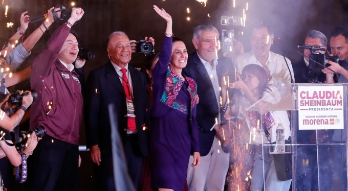 Claudia Sheinbaum, Meksika'nın ilk kadın devlet başkanı oldu