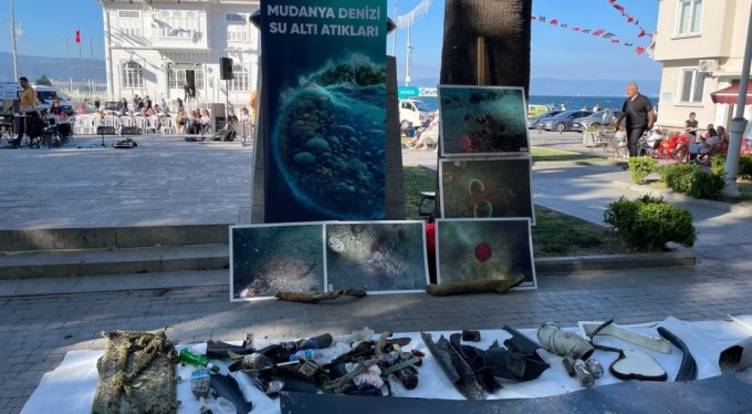 Bursa'da 'Marmara Deniz'ini temiz bırakalım' etkinliği