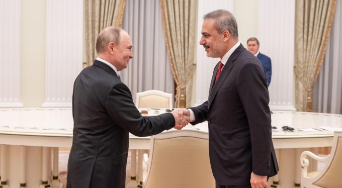 Dışişleri Bakanı Fidan, Putin tarafından kabul edildi