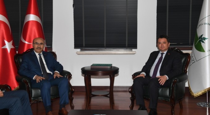 Vali Demirtaş'tan Başkan Aydın'a iade-i ziyaret