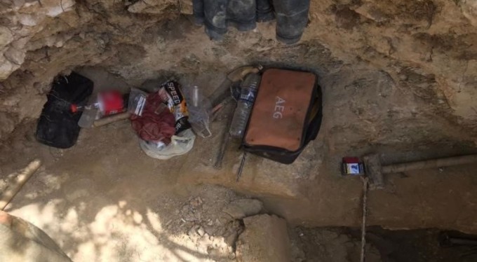 Bursa'da define avcılarına jandarmadan suçüstü