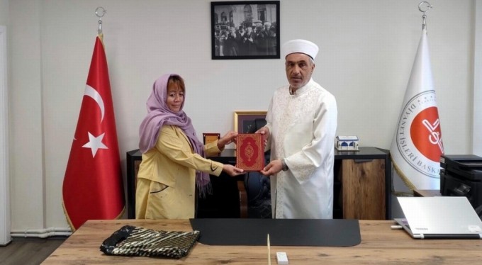 Filipinli kadın Bursa'da müslüman oldu