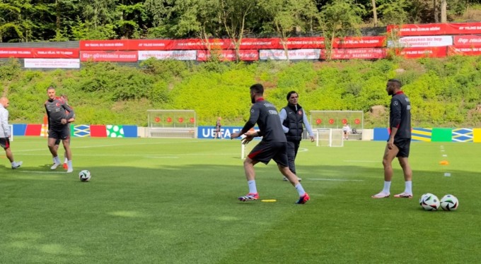 A Milli Takım'da, Portekiz maçı hazırlıkları başladı