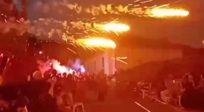 Bursa'da şenlikte havai fişek kadınların arasında patladı: 4 yaralı