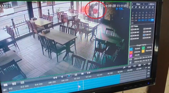 Bursa'da güpegündüz meşrubat hırsızlığı kamerada