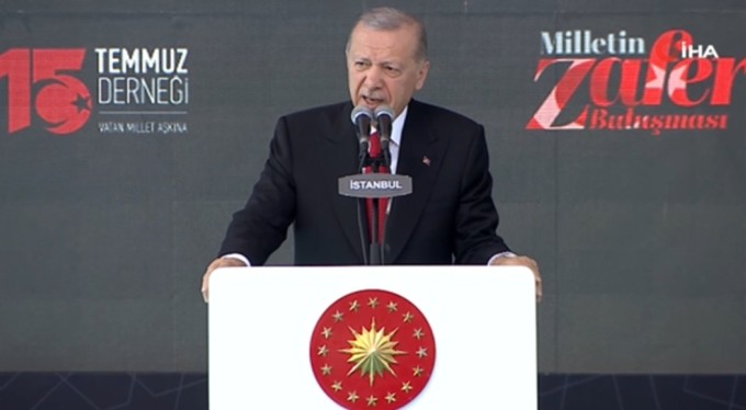 Cumhurbaşkanı Erdoğan: "15 Temmuz bir kahramanlık destanıdır"