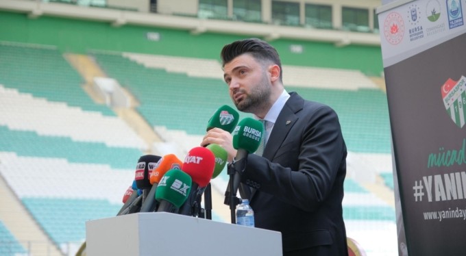 Bursaspor Başkanı Enes Çelik: "Bursaspor'un hakkını kimseye yedirmeyiz"