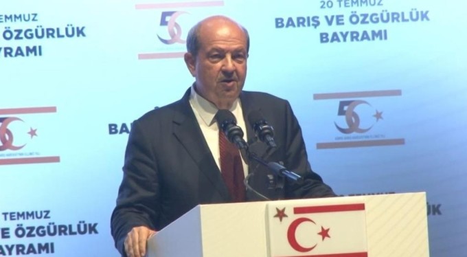 KKTC Cumhurbaşkanı Tatar: "Türkiye'nin sahip çıkmasıyla daha güçlü KKTC'yi görmeye devam ediyoruz''