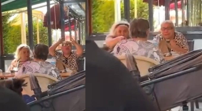 Bursa'da sıcaktan bunalan kadınların vantilatör kavgası