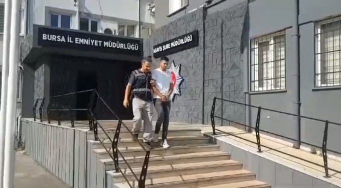 Bursa'da 34 kaydı bulunan oto faresi 150 güvenlik kamerası izlenerek yakalandı