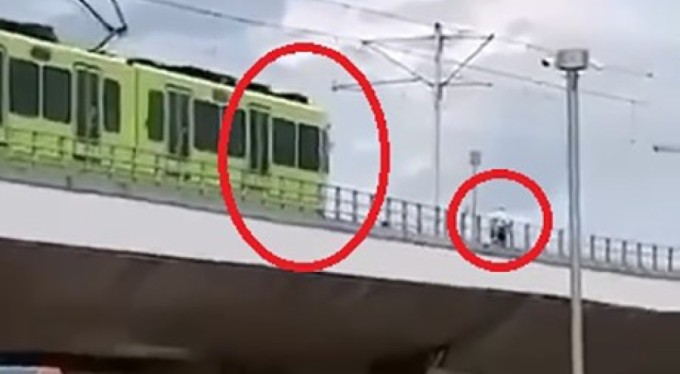 Bursa'da raylarda yürüdü, metro seferleri aksadı