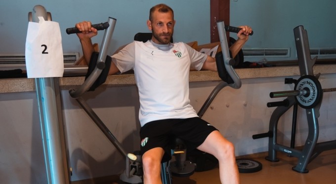 Bursaspor kuvvet çalışması yaptı