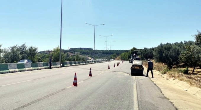 Bursa-Mudanya yolu onarıldı