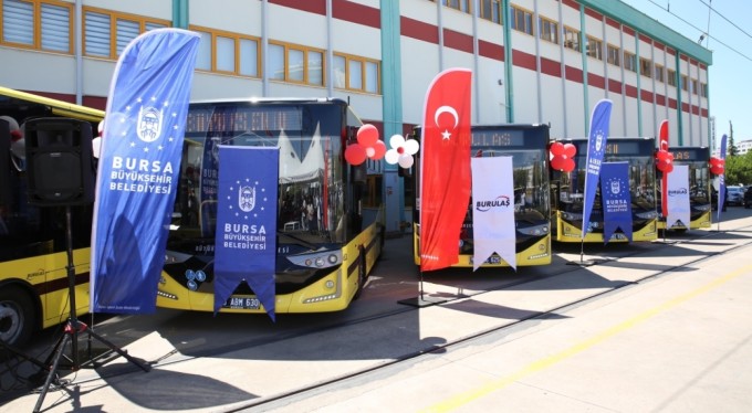 Bursa Büyükşehir'in ulaşım filosu büyüyor