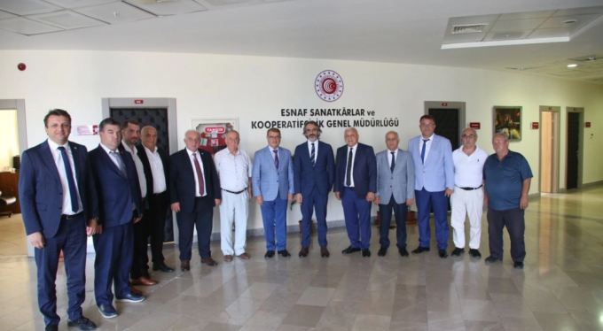 BESOB, esnafın taleplerini genel müdür şener'e iletti