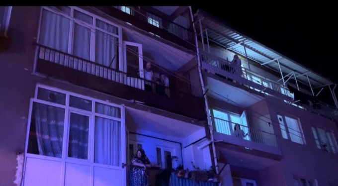 Bursa'da benzin bidonu bomba gibi patladı, mahalle ayağa kalktı