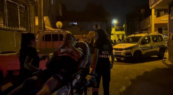 Bursa'da ocak yandı, yağ üzerine döküldü