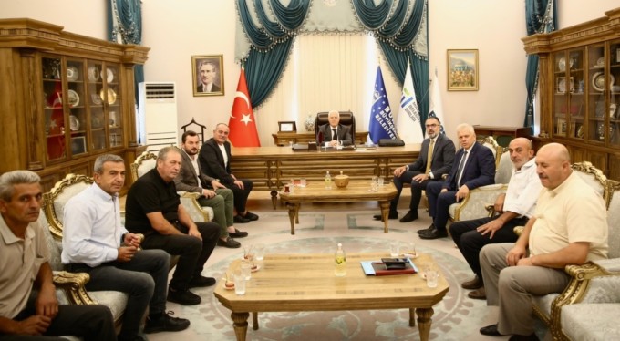 Başkan Bozbey, su sorunu çeken köylülerle bir araya geldi